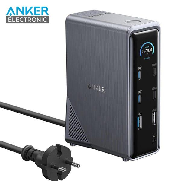 هاب دیتا 14 پورت انکر Anker Prime Charging Docking Station 14 in 1 A83B6